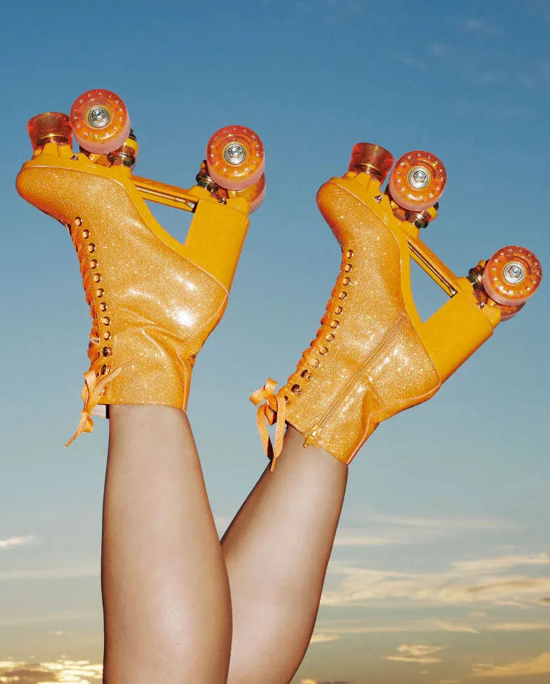 Impala Rollerskates - Marawa High Heeled Skate - Sparkle Orange