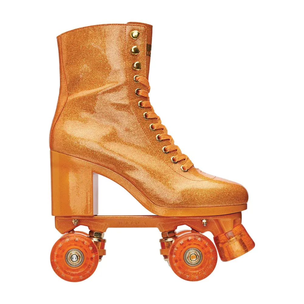 Impala Rollerskates - Marawa High Heeled Skate - Sparkle Orange