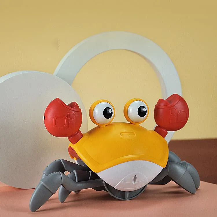 Interactive Dancing Crab Toy for Kids: Music-Playing, Obstacle-Avoiding Crawling Crab Babies