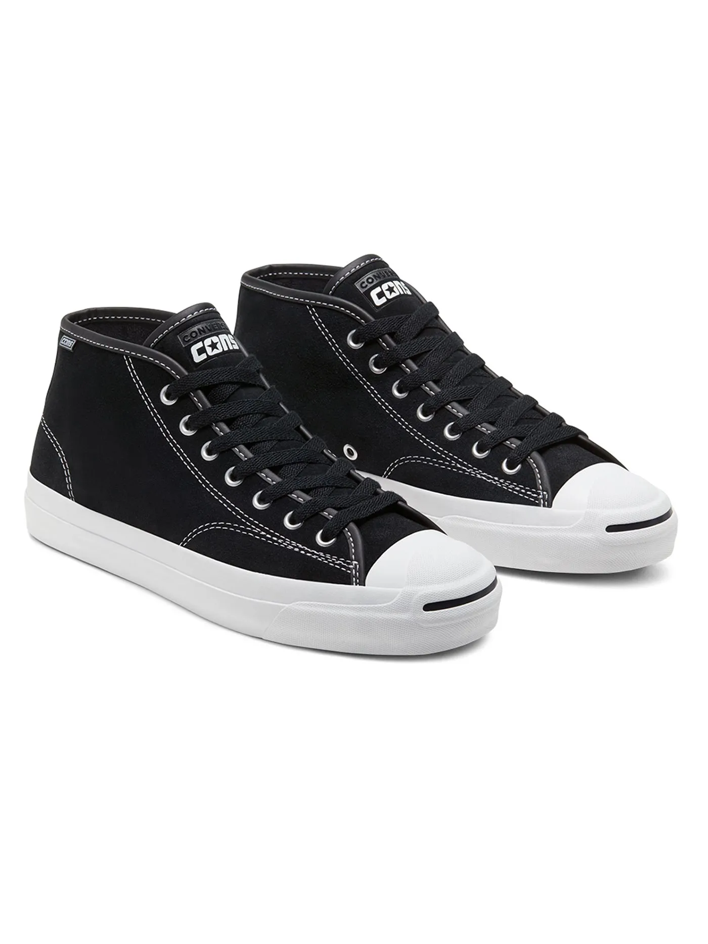 Jack Purcell Pro Mid Black/White/Black Shoes