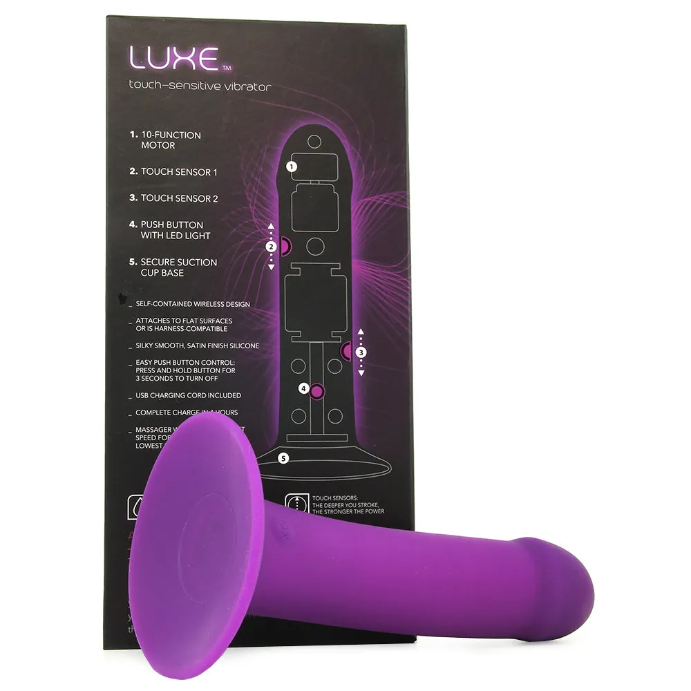 Luxe Touch-Sensitive Vibrator in Purple