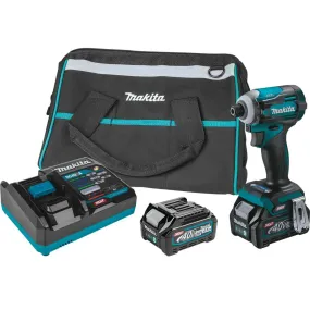 Makita 40V Max XGT‚® Cordless 4-Speed Impact Driver Kit, 2.5Ah