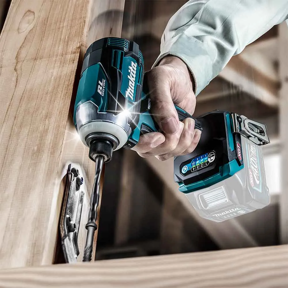 Makita GDT01Z 40V MAX XGT Brushless Cordless 4 Speed Impact Driver - Bare Tool