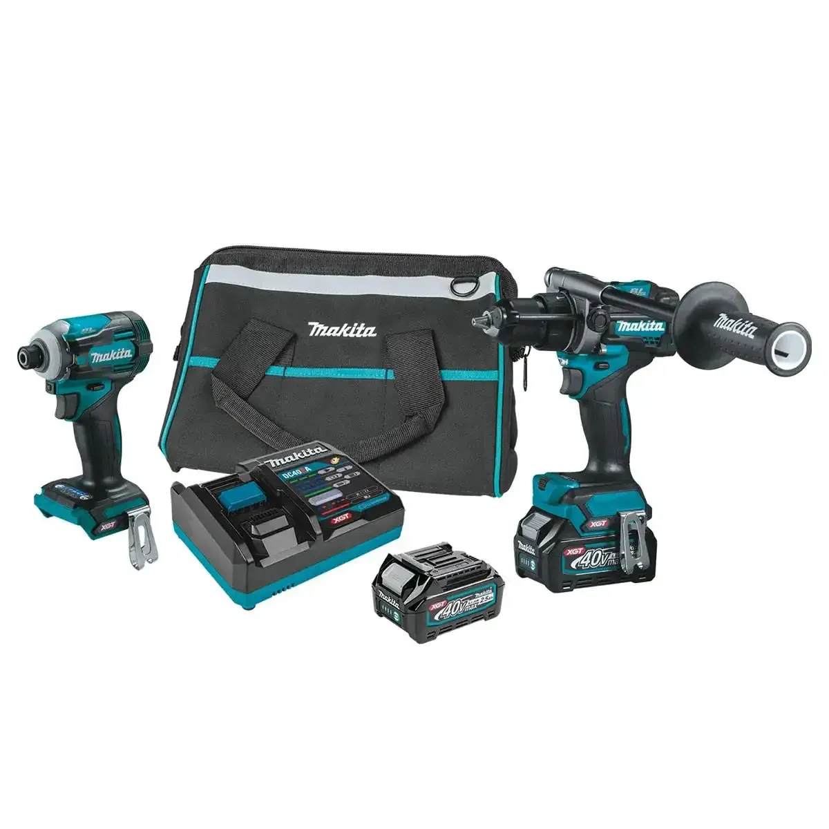 Makita XGT Cordless Hammer Drill 2 Piece Combo Kit