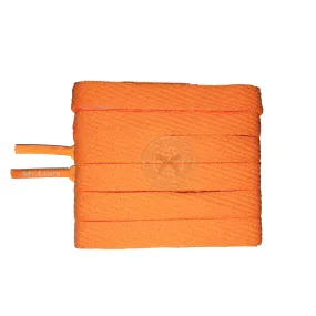 Mr Lacy Flatties Junior - Bright Orange Kids Shoelaces