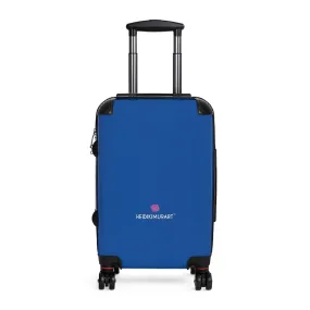 Navy Blue Color Cabin Suitcase, Carry On Luggage With 2 Inner Pockets & Built in TSA-approved Lock With 360° Swivel