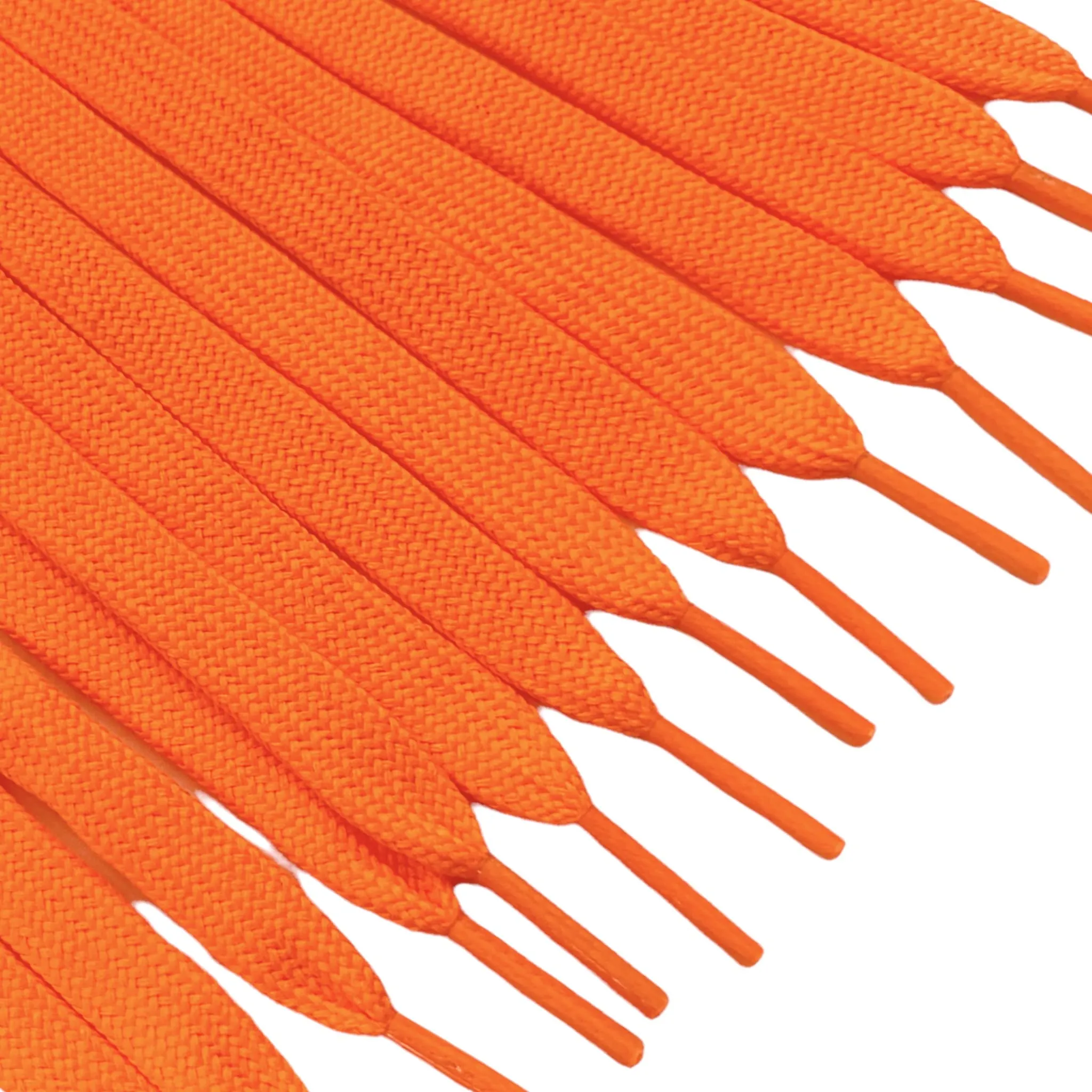 Neon Orange Shoelaces 54" - 12 pairs