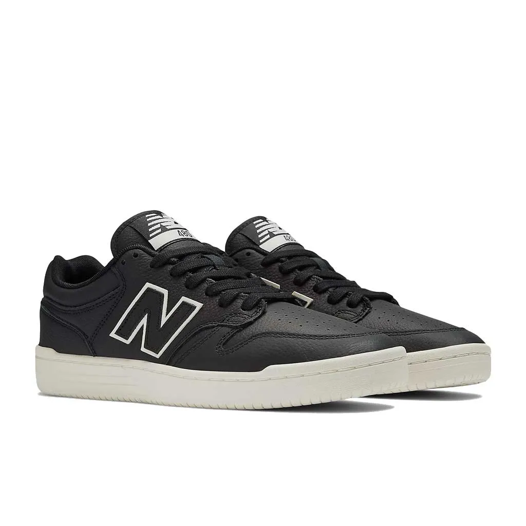 New Balance Numeric 480 Leather - Black/White