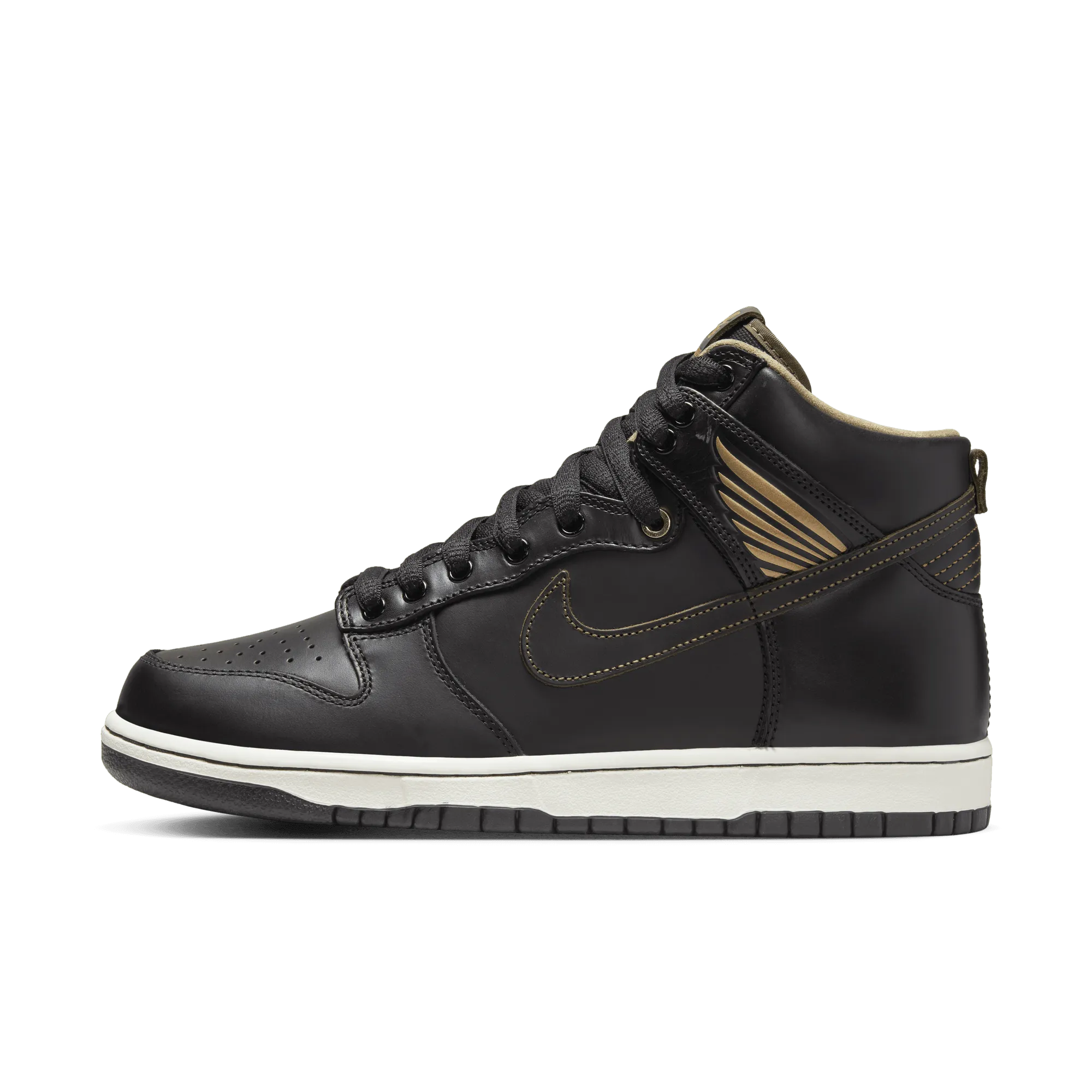 Nike SB X Pawnshop Skate Co. Dunk High OG QS Black/Black-Metallic Gold