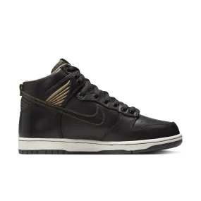 Nike SB X Pawnshop Skate Co. Dunk High OG QS Black/Black-Metallic Gold