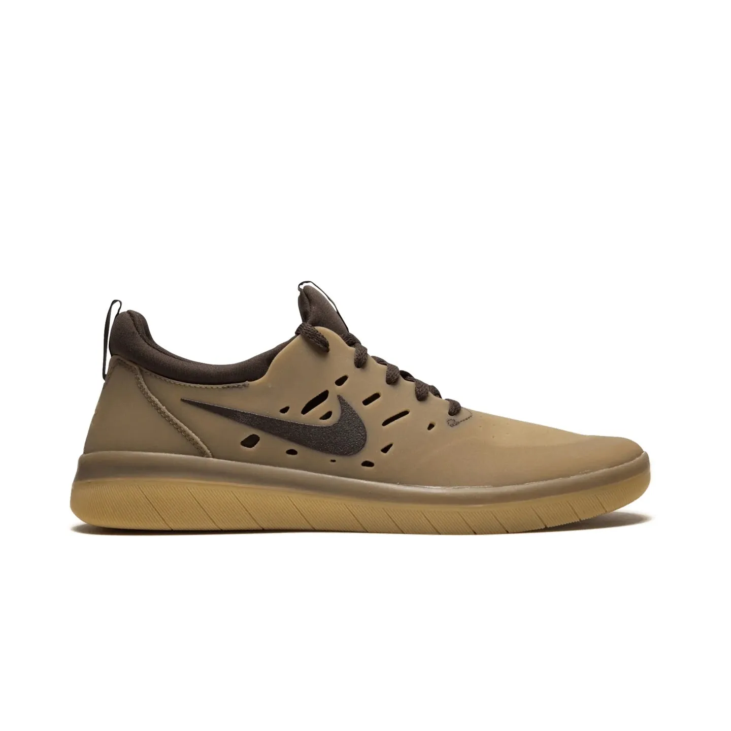 Nike Shoes SB Nyjah Free - Gum Dark Brown/Baroque Brown