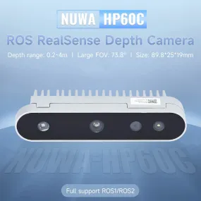 Nuwa-HP60C Depth Camera 3D Vision With High-resolution Imaging Sensor 73.8° Large FOV Measuring Range 0.2-4M for ROS Robot Car