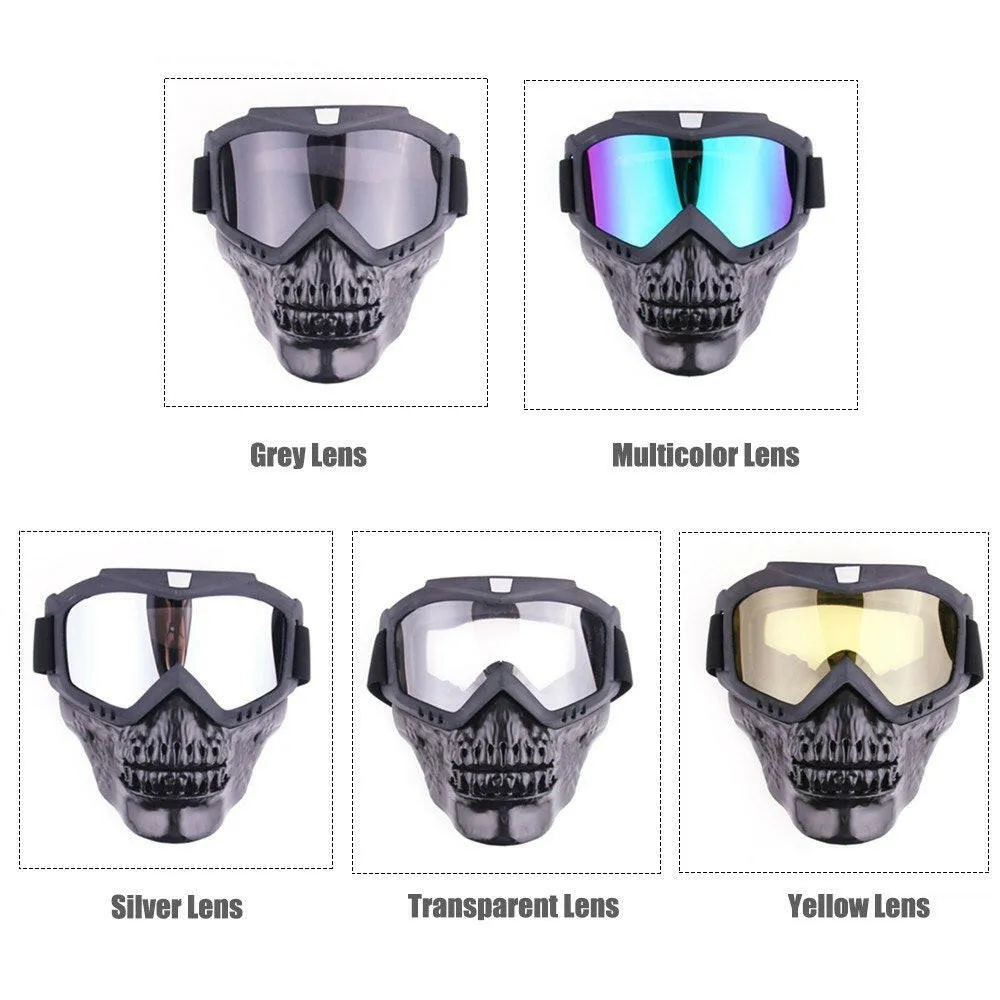 Outdoor Cool Skull Goggles Mask