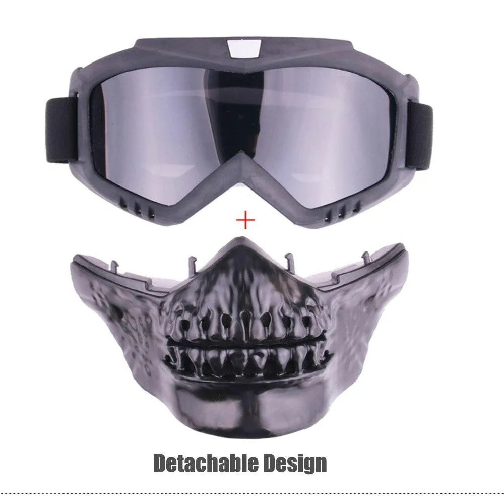 Outdoor Cool Skull Goggles Mask