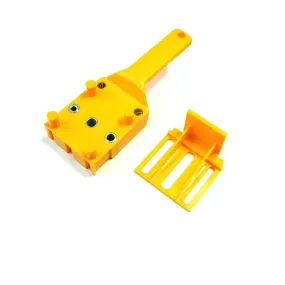 Quick Wood Doweling Jig ABS Plastic Handheld Pocket Hole Jig System 6 8 10mm Drill Bit Hole Puncher for Carpentry Dowel Joints