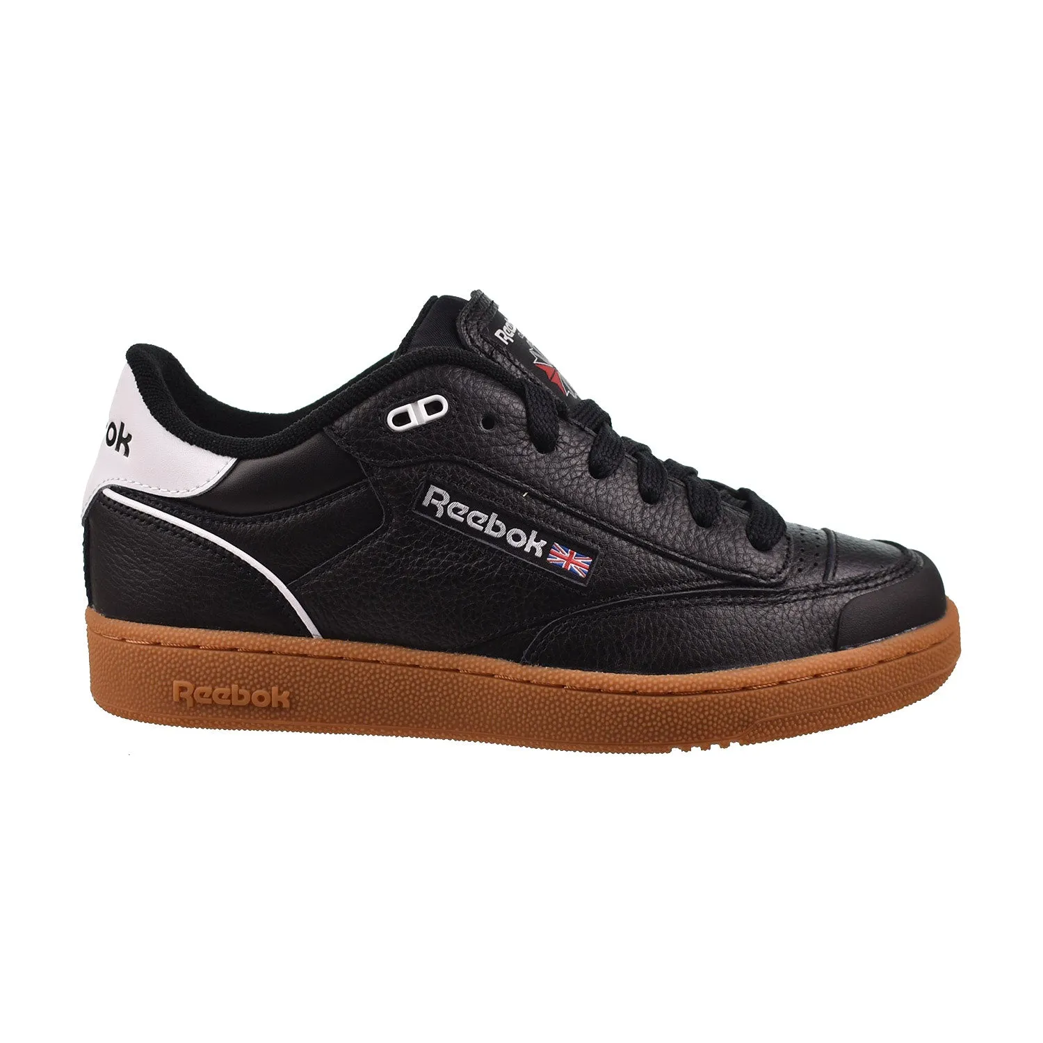 Reebok Club C Bulc Men's Shoes Black-White-Reebok Rubber Gum