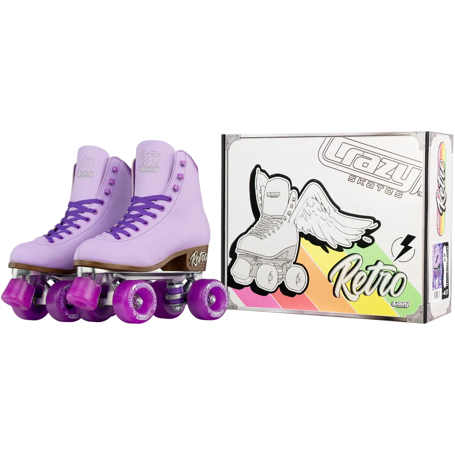 RETRO Purple - Roller Skates