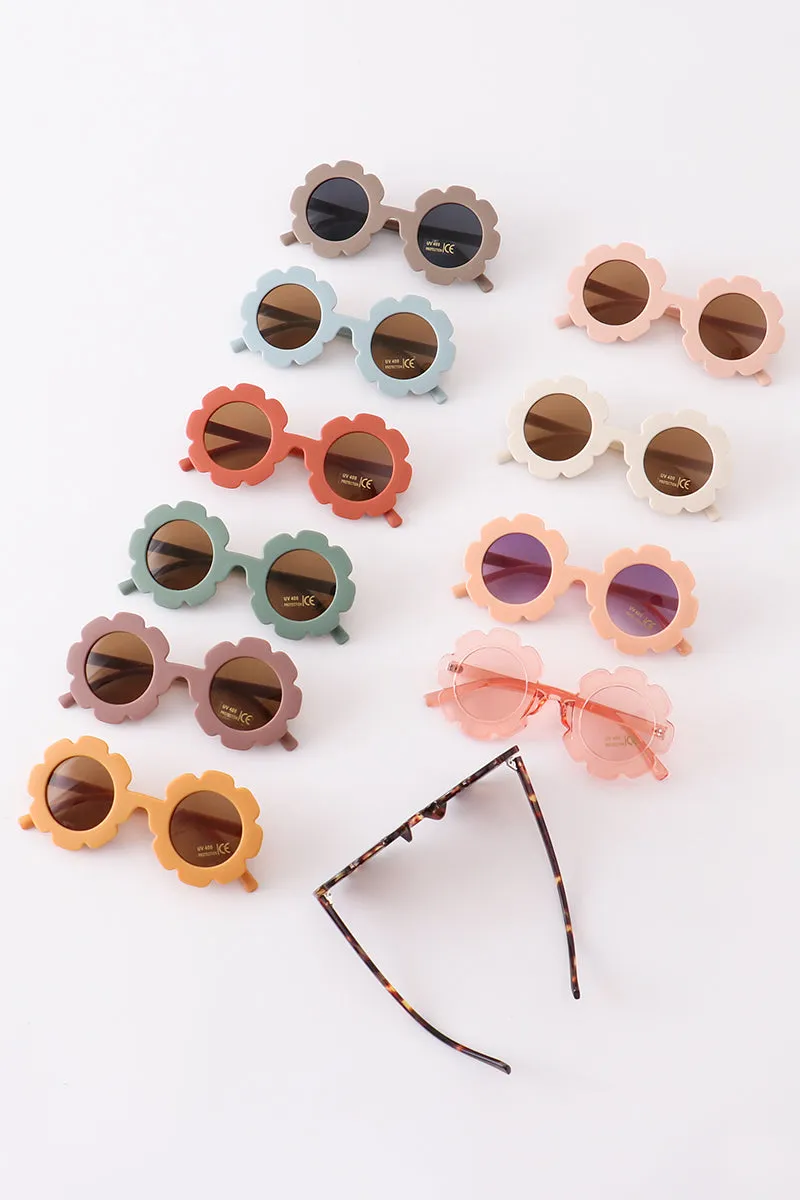 retro round sunglasses UV400 -toddler & kids