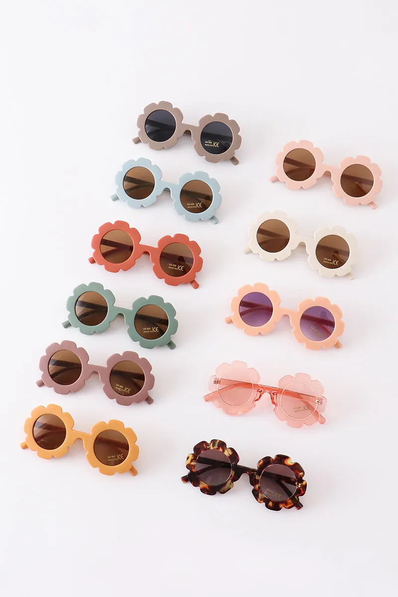 retro round sunglasses UV400 -toddler & kids