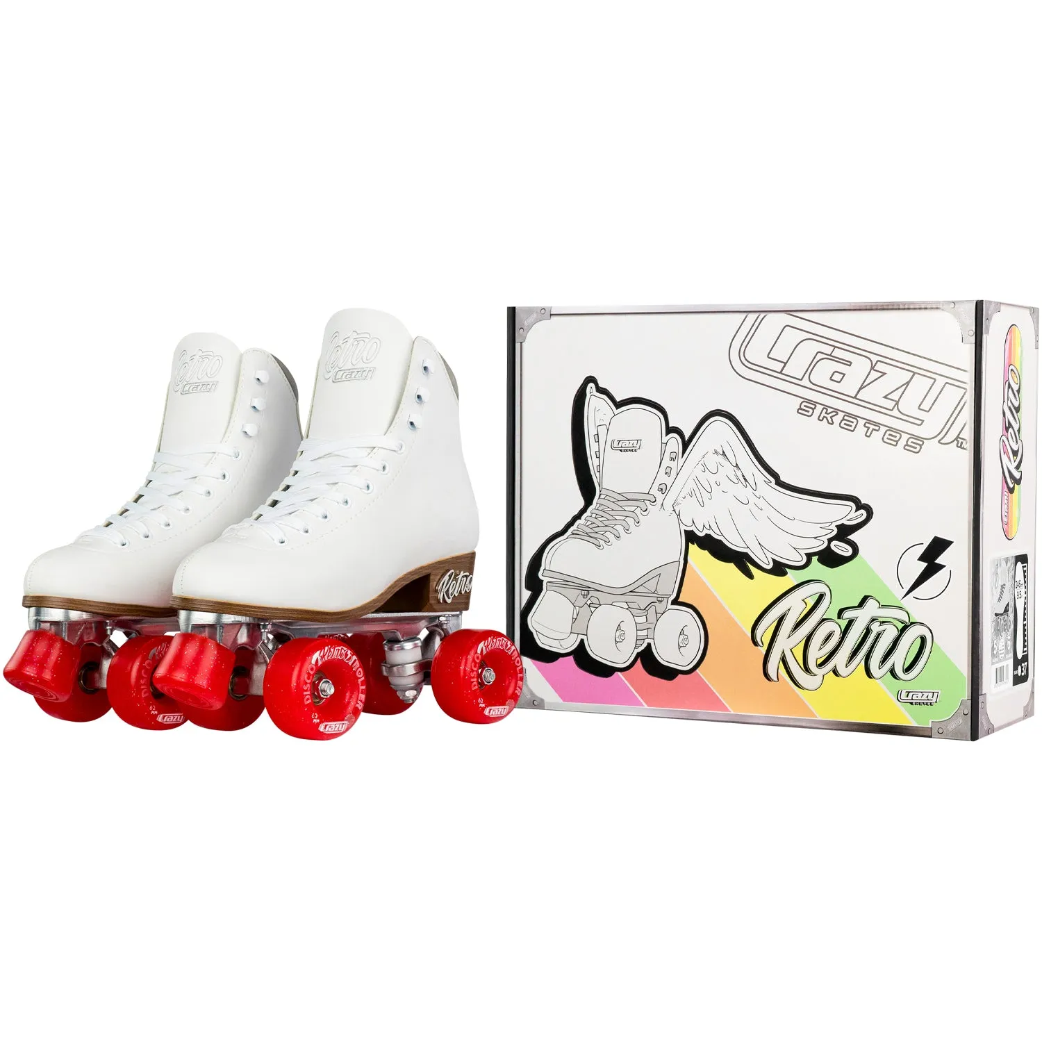 RETRO White - Roller Skates