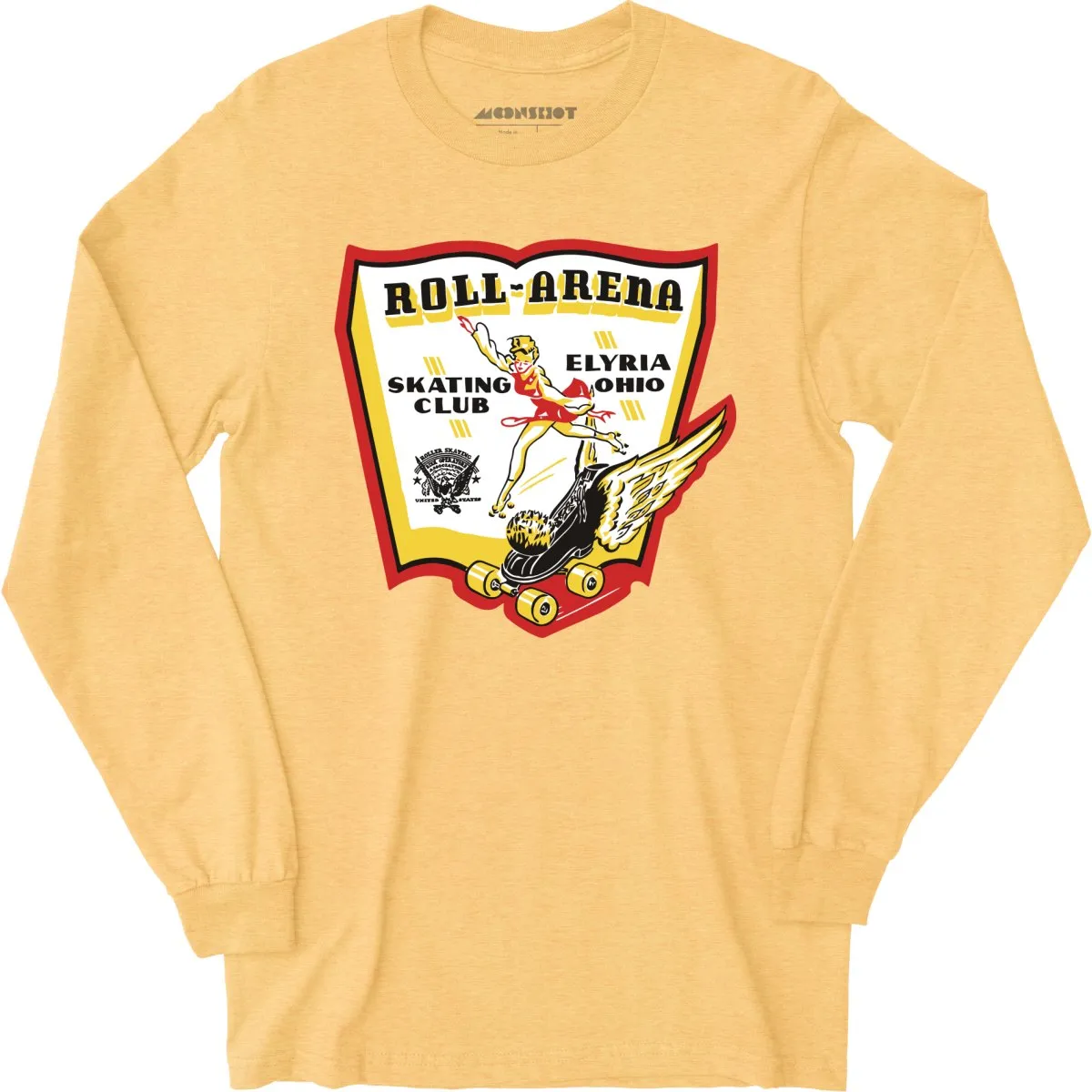 Roll-Arena - Elyria, OH - Vintage Roller Rink - Long Sleeve T-Shirt