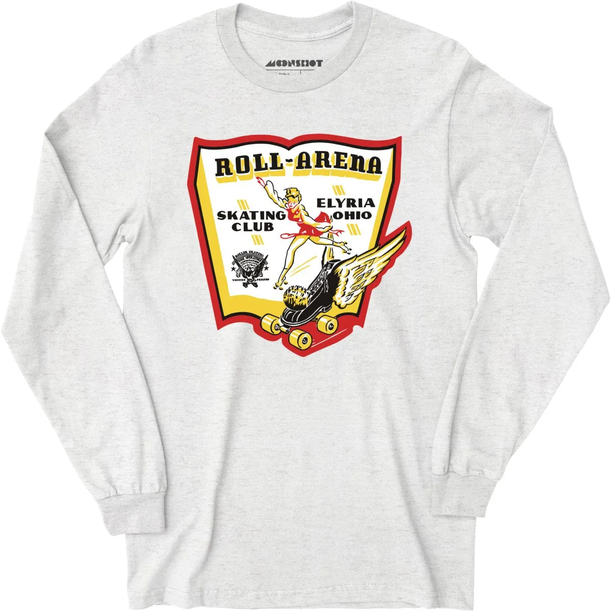 Roll-Arena - Elyria, OH - Vintage Roller Rink - Long Sleeve T-Shirt