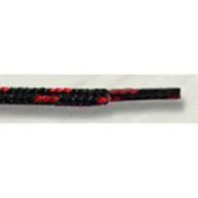 Round Athletic Laces - Dual Tone Black/Red (2 Pair Pack) Shoelaces