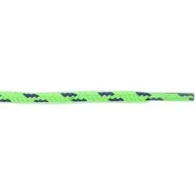 Round Dual Tone 3/16" - Neon Green/Navy (12 Pair Pack) Shoelaces