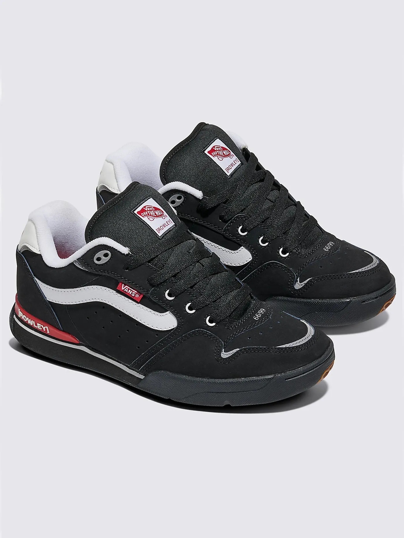 Rowley XLT Black/White/Red Shoes