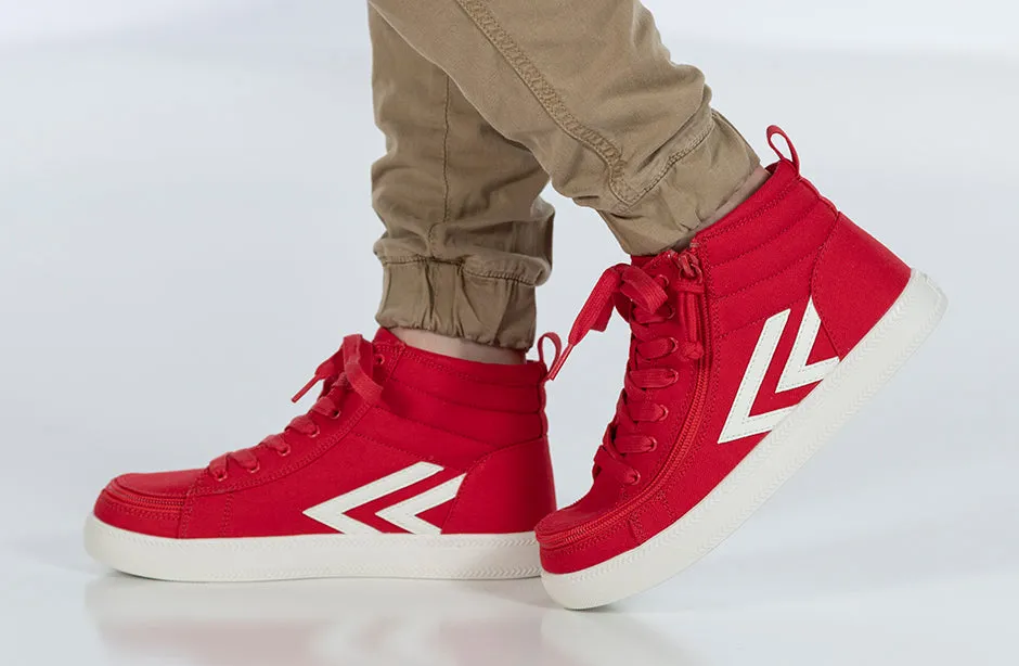 SALE - Red/White BILLY CS Sneaker High Tops