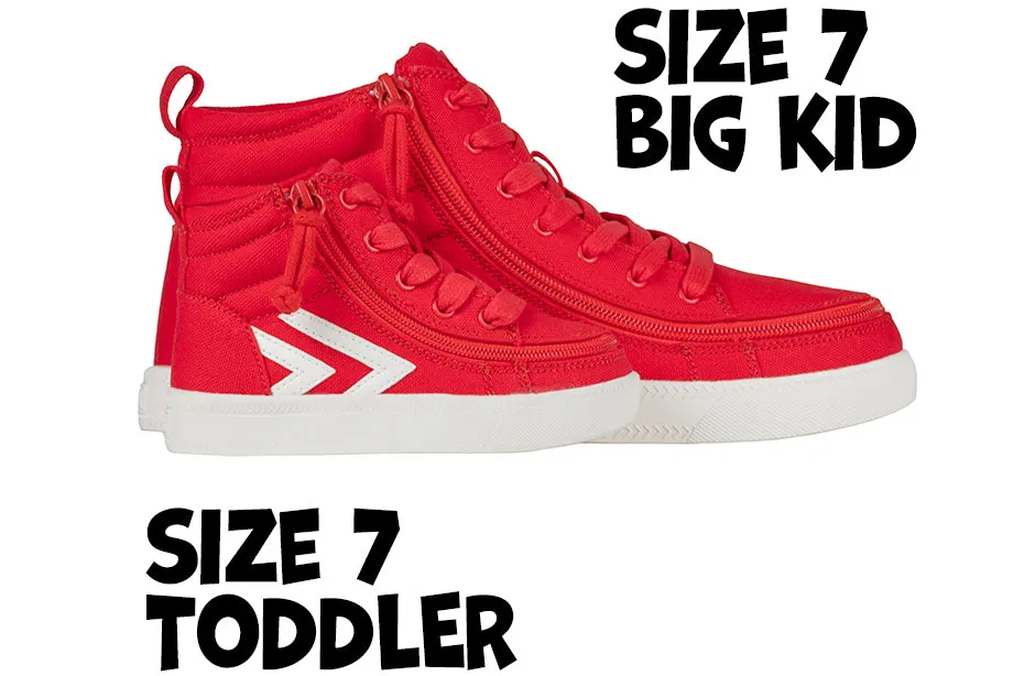 SALE - Red/White BILLY CS Sneaker High Tops