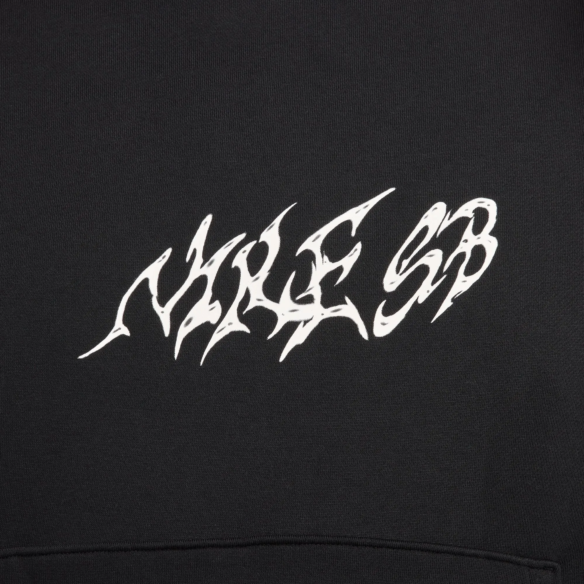 SB SKATE HOODIE BLACK / WHITE