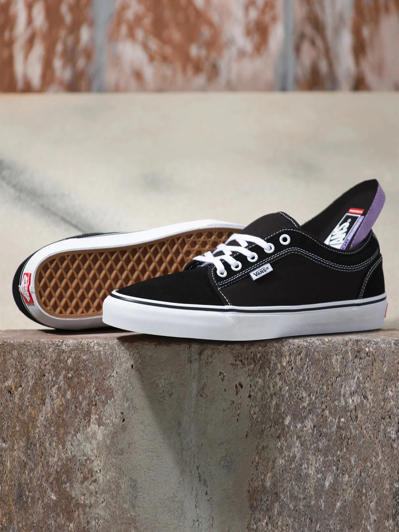 Skate Chukka Low Black/White Shoes