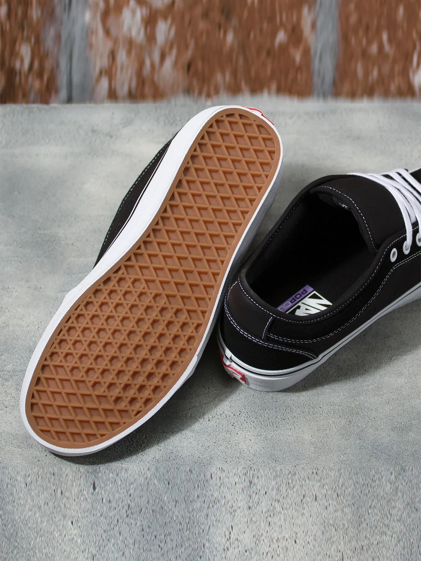 Skate Chukka Low Black/White Shoes