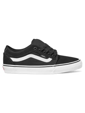 Skate Chukka Low Sidestripe Black/White Shoes