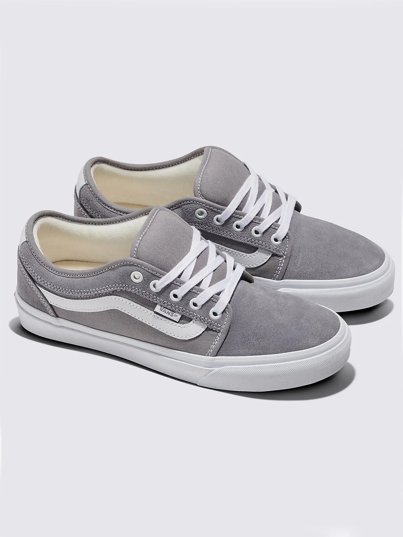 Skate Chukka Low Sidestripe Light Grey Shoes