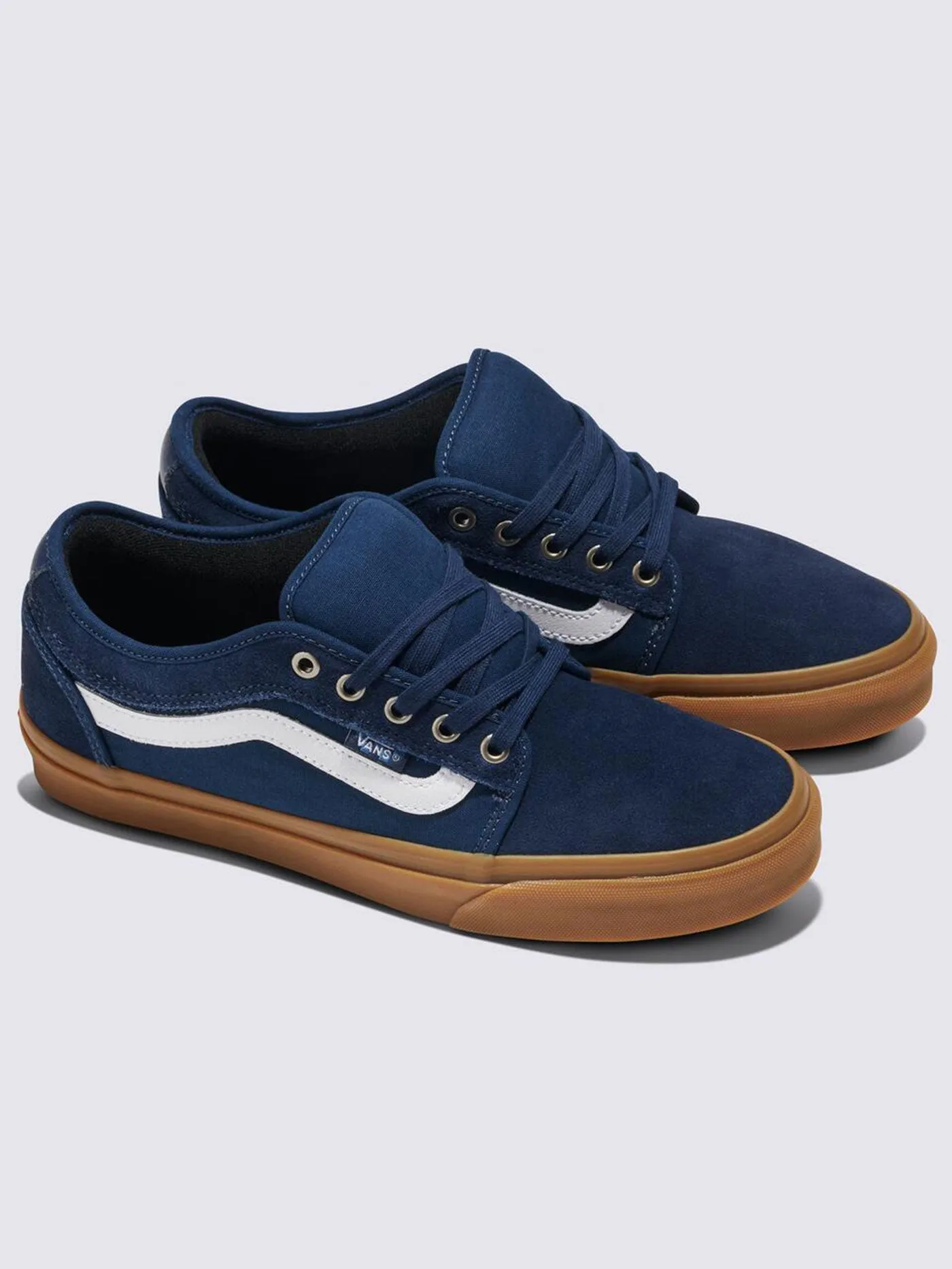 Skate Chukka Low Sidestripe Navy/Gum Shoes