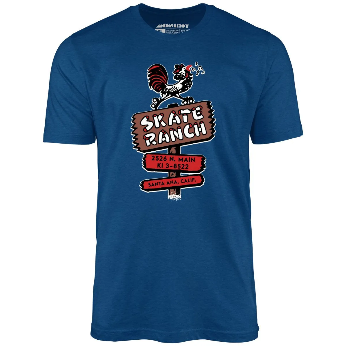 Skate Ranch - Santa Ana, CA - Vintage Roller Rink - Unisex T-Shirt