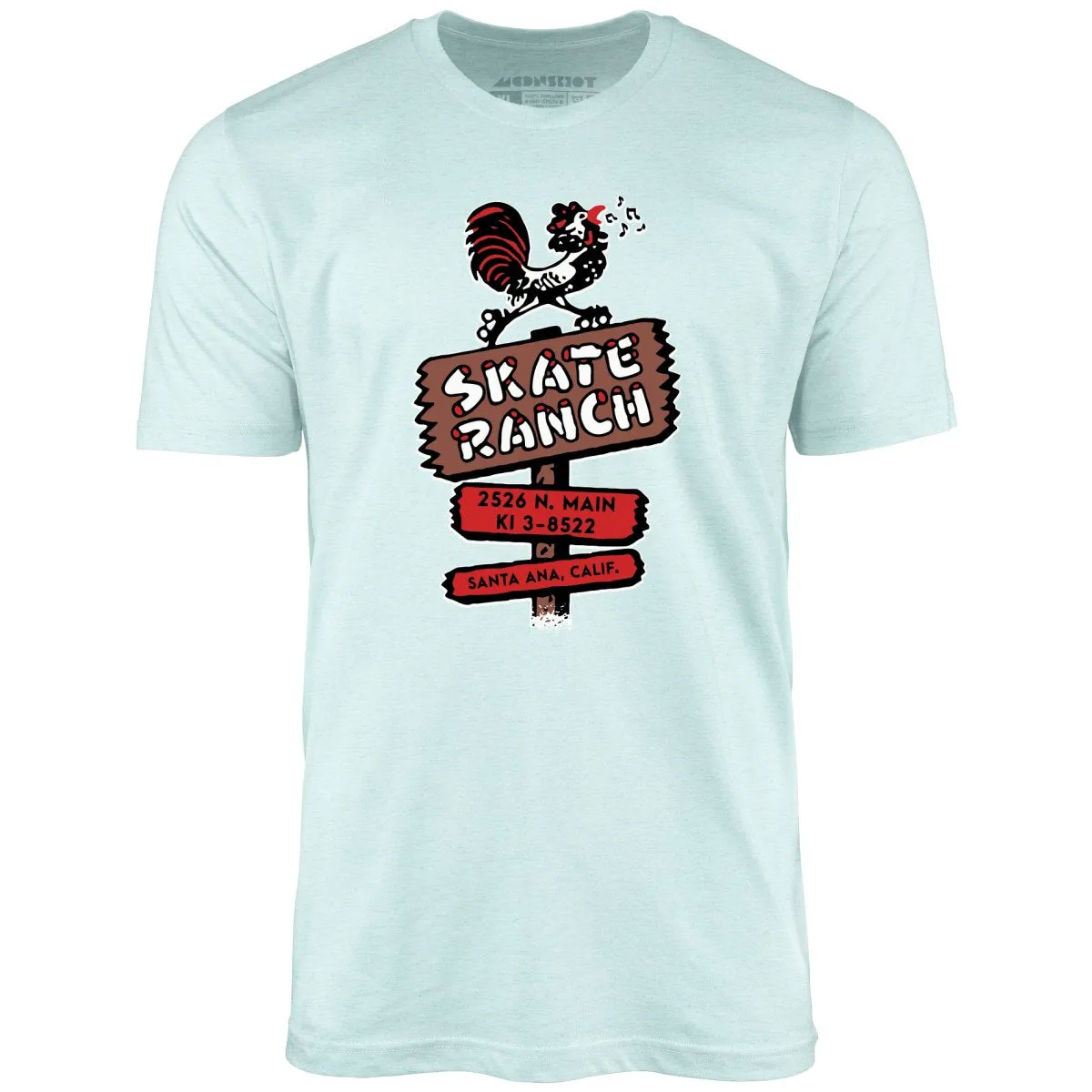 Skate Ranch - Santa Ana, CA - Vintage Roller Rink - Unisex T-Shirt