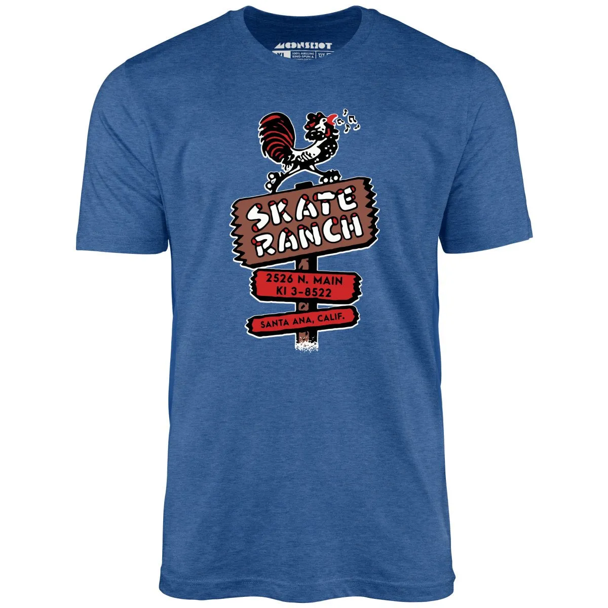 Skate Ranch - Santa Ana, CA - Vintage Roller Rink - Unisex T-Shirt