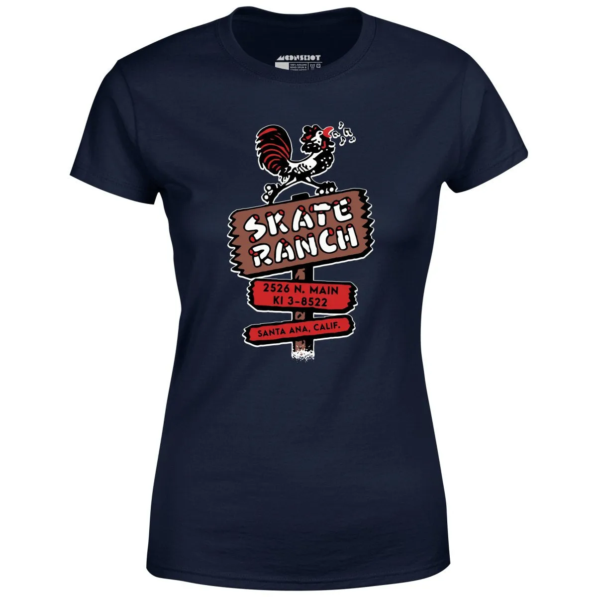 Skate Ranch - Santa Ana, CA - Vintage Roller Rink - Women's T-Shirt