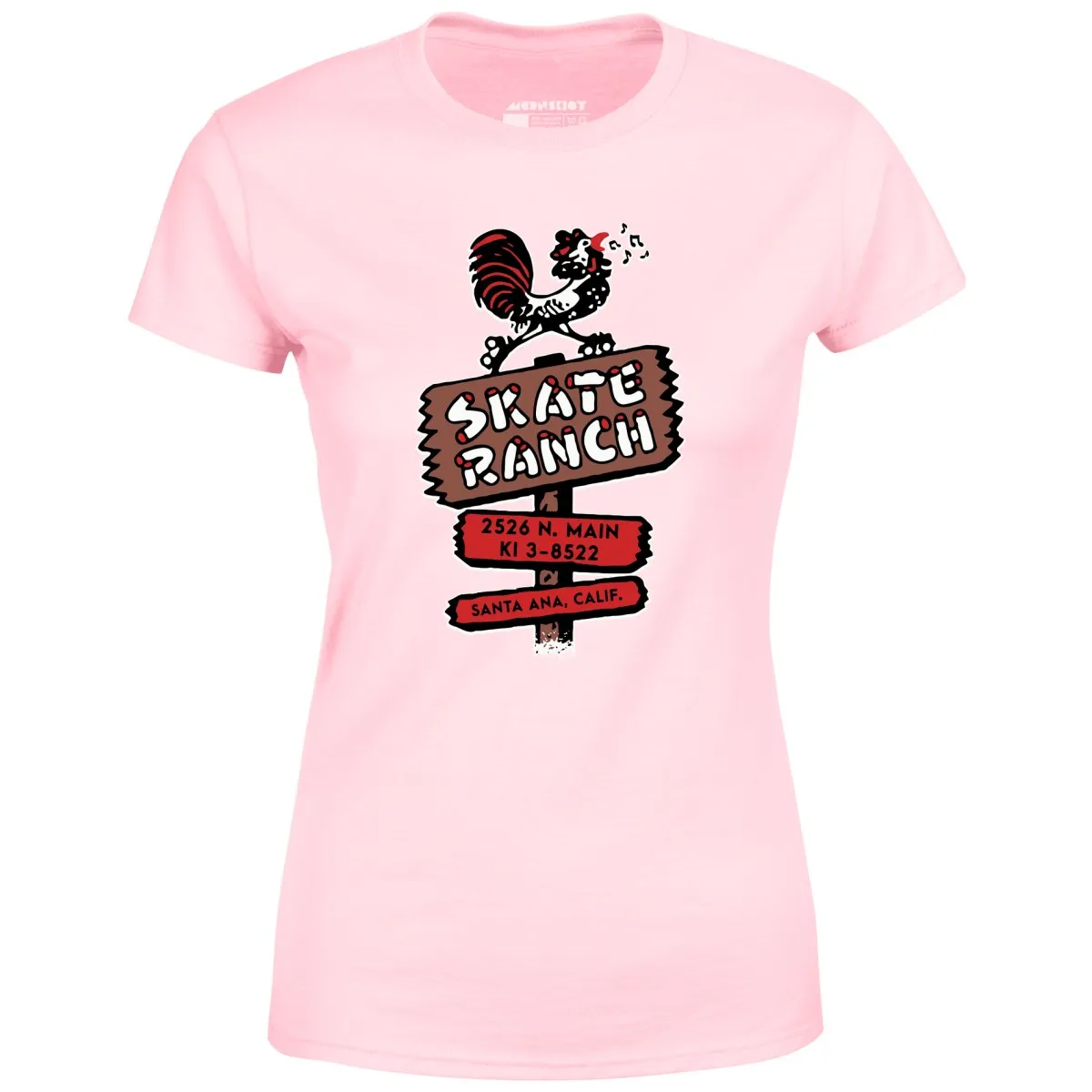 Skate Ranch - Santa Ana, CA - Vintage Roller Rink - Women's T-Shirt