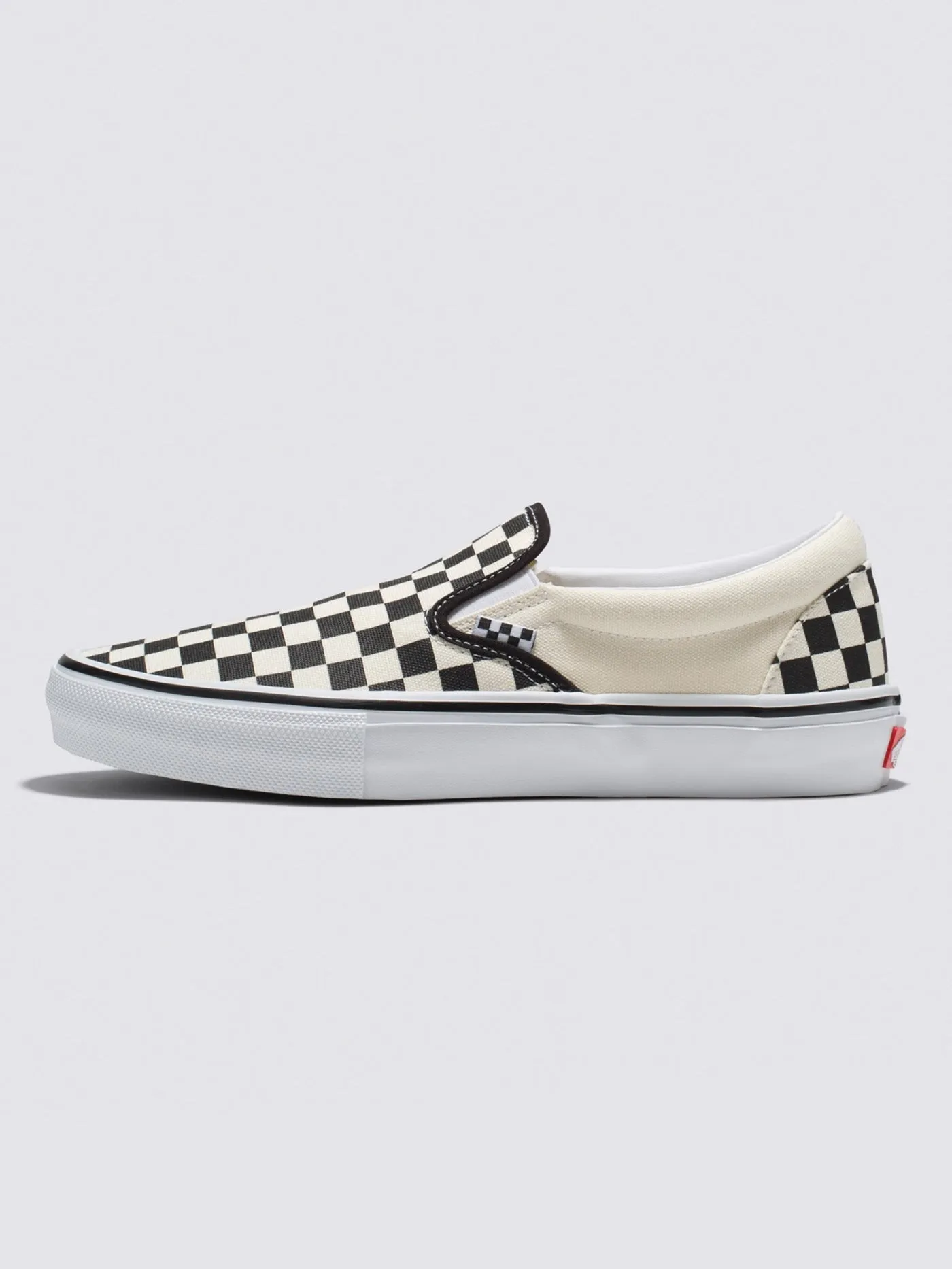 Skate Slip-On Checkerboard Black/Off White Shoes