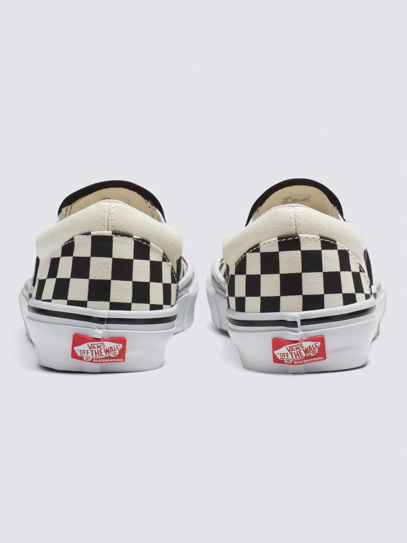 Skate Slip-On Checkerboard Black/Off White Shoes