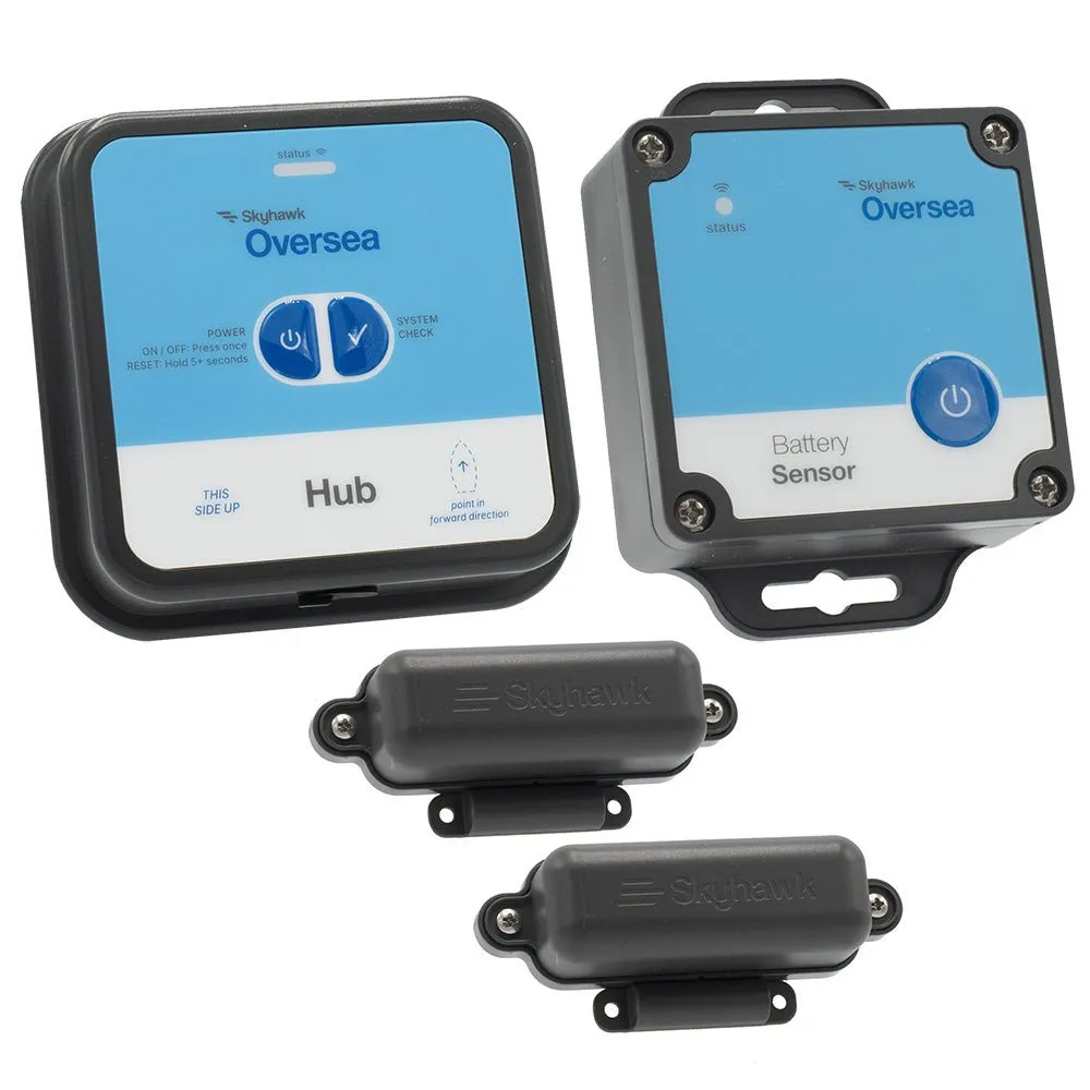 Skyhawk Oversea Pontoon Bundle Hub - 1 Oversea Hub, 1 Battery Sensor  2 Entry Sensors