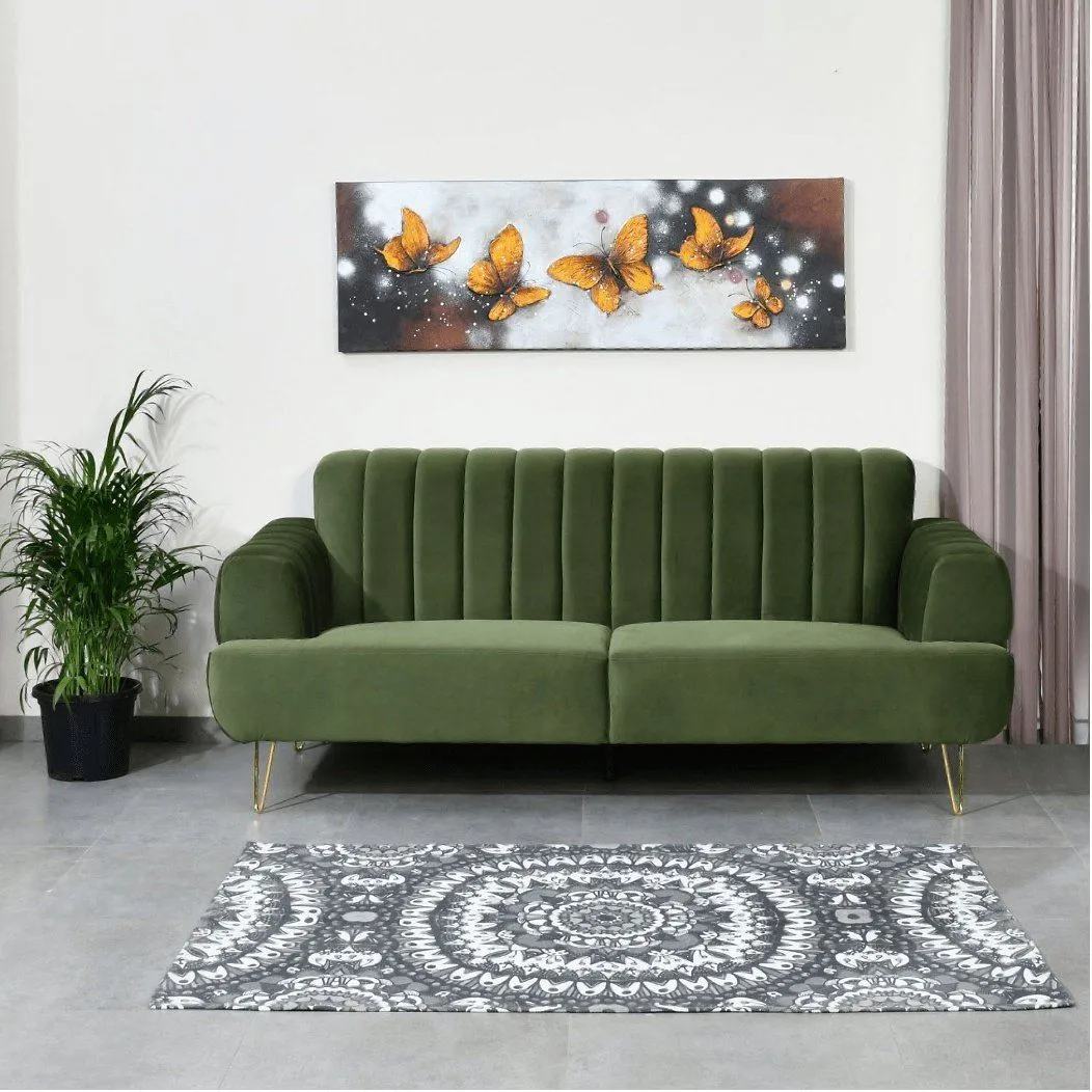 Somervilla Sofa Set in Green Color