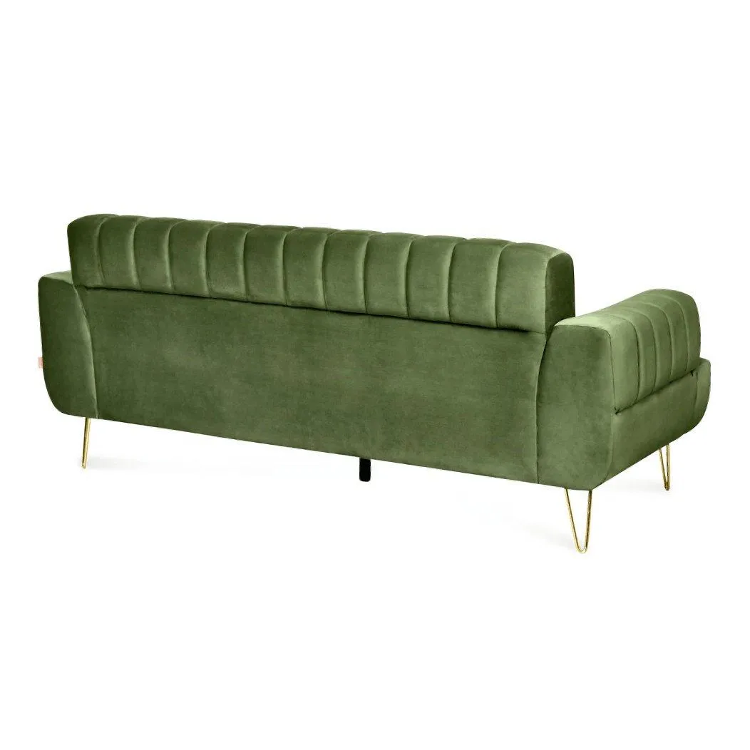 Somervilla Sofa Set in Green Color