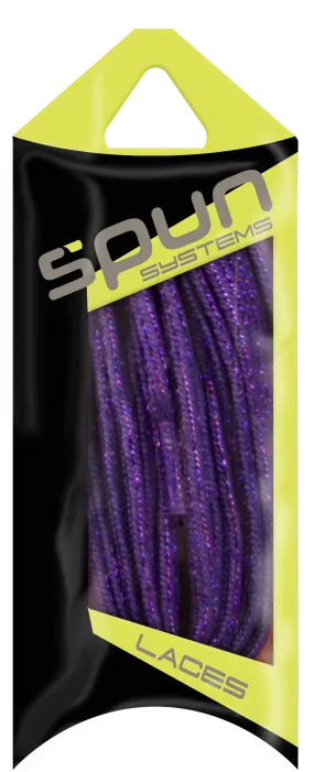 Spun™ Sparkle ShoeLaces - Purple