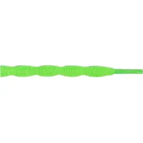 Squiggle 5/16" - Neon Green (12 Pair Pack) Shoelaces