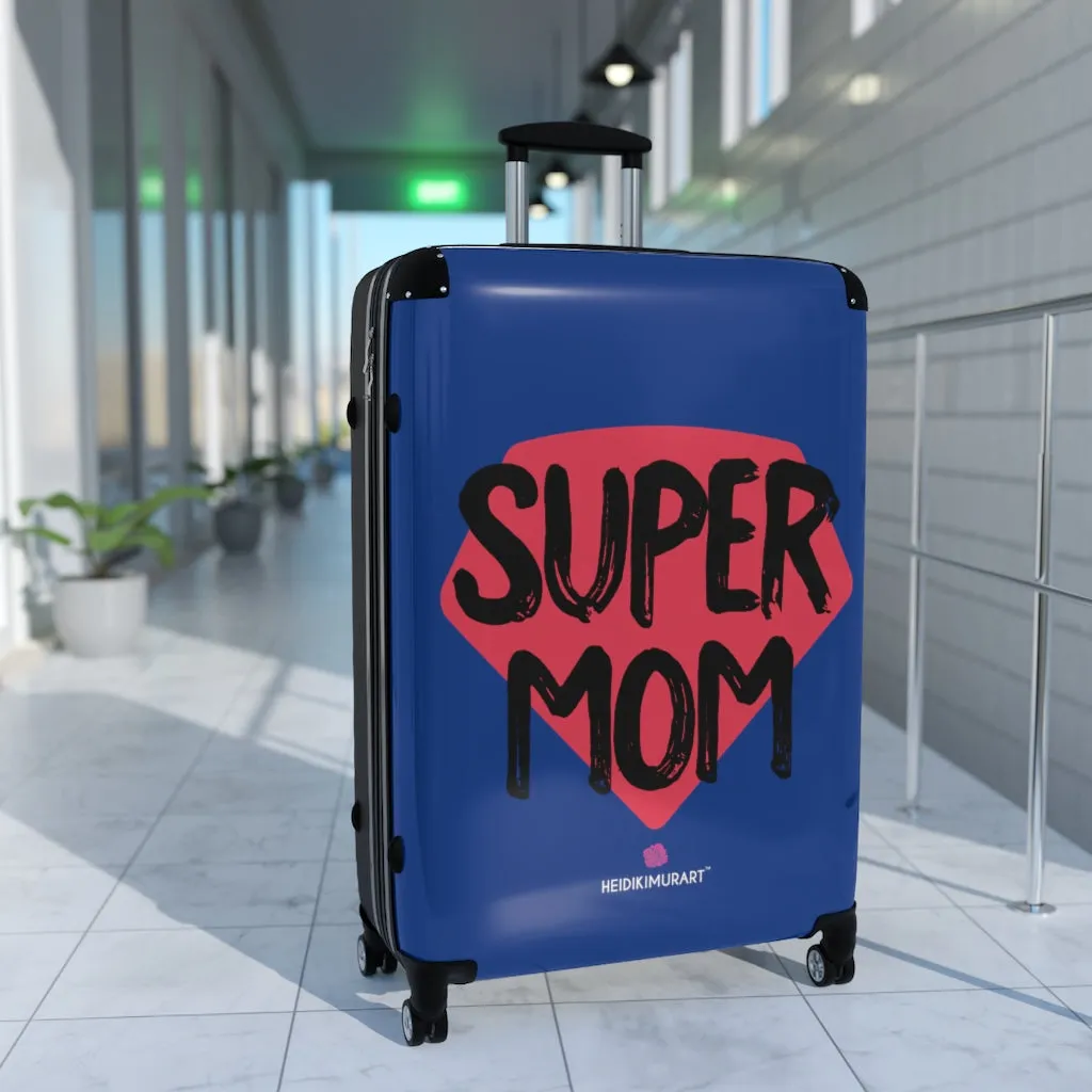 Super Mom's Designer Suitcases, Mom's Day Best Premium Designer Suitcase Luggage (Small, Medium, Large)